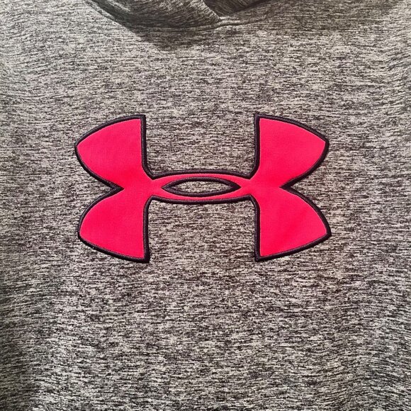 Under Armour‎ Storm Coldgear Hoodie Gray Space Dye Women's Sweater Size S - Picture 3 of 7